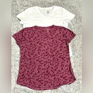 2 Tek Gear Women's Essential Gear Short Sleeve Top Tee Bundle Size Large